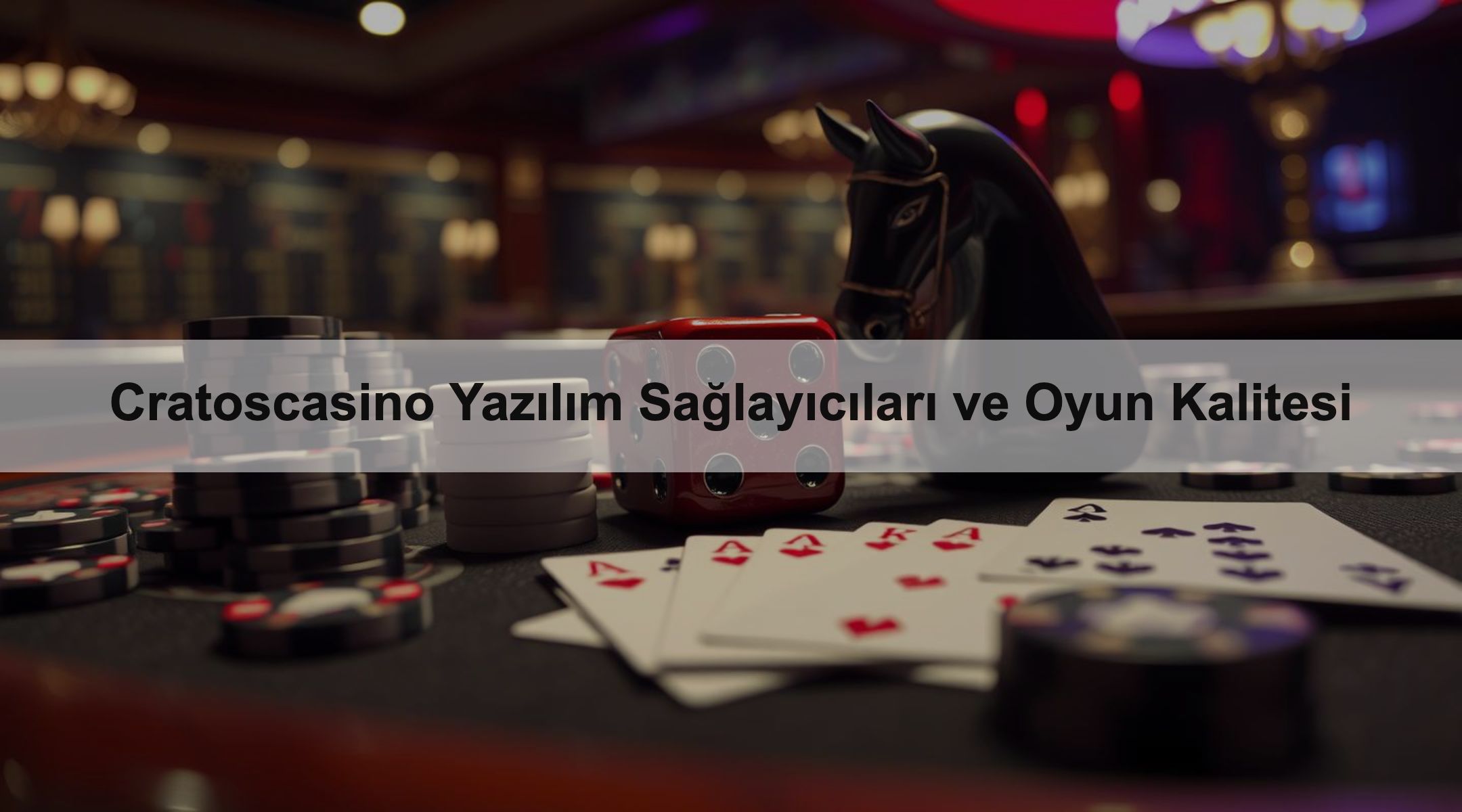 Cratoscasino Yazılım Sağlayıcıları ve Oyun Kalitesi