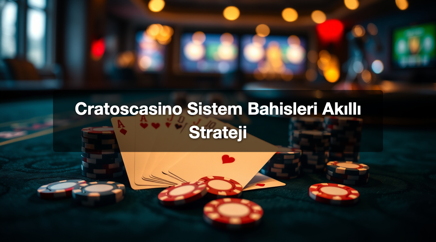 Cratoscasino Sistem Bahisleri Akıllı Strateji